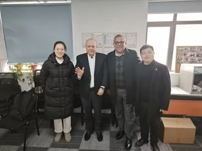 RUOTELL team hosting international purchasing partners at the office